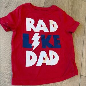 Red Rad Like Dad Shirt